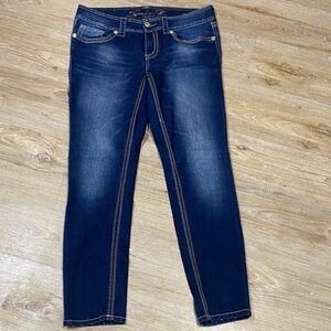 Seven7 Dark Blue Skinny Jeans size 10